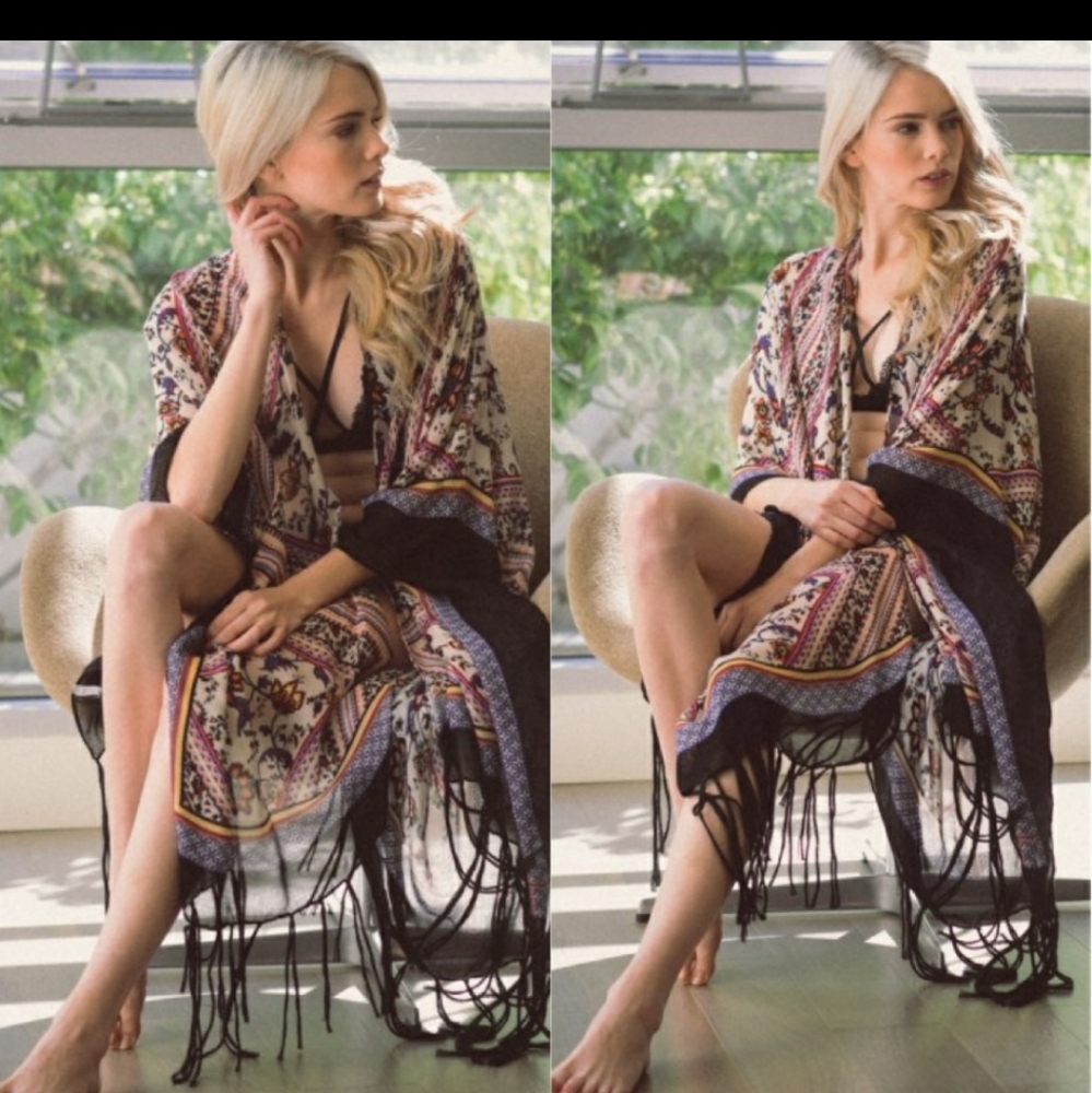 COPY - Kimono with Fringe